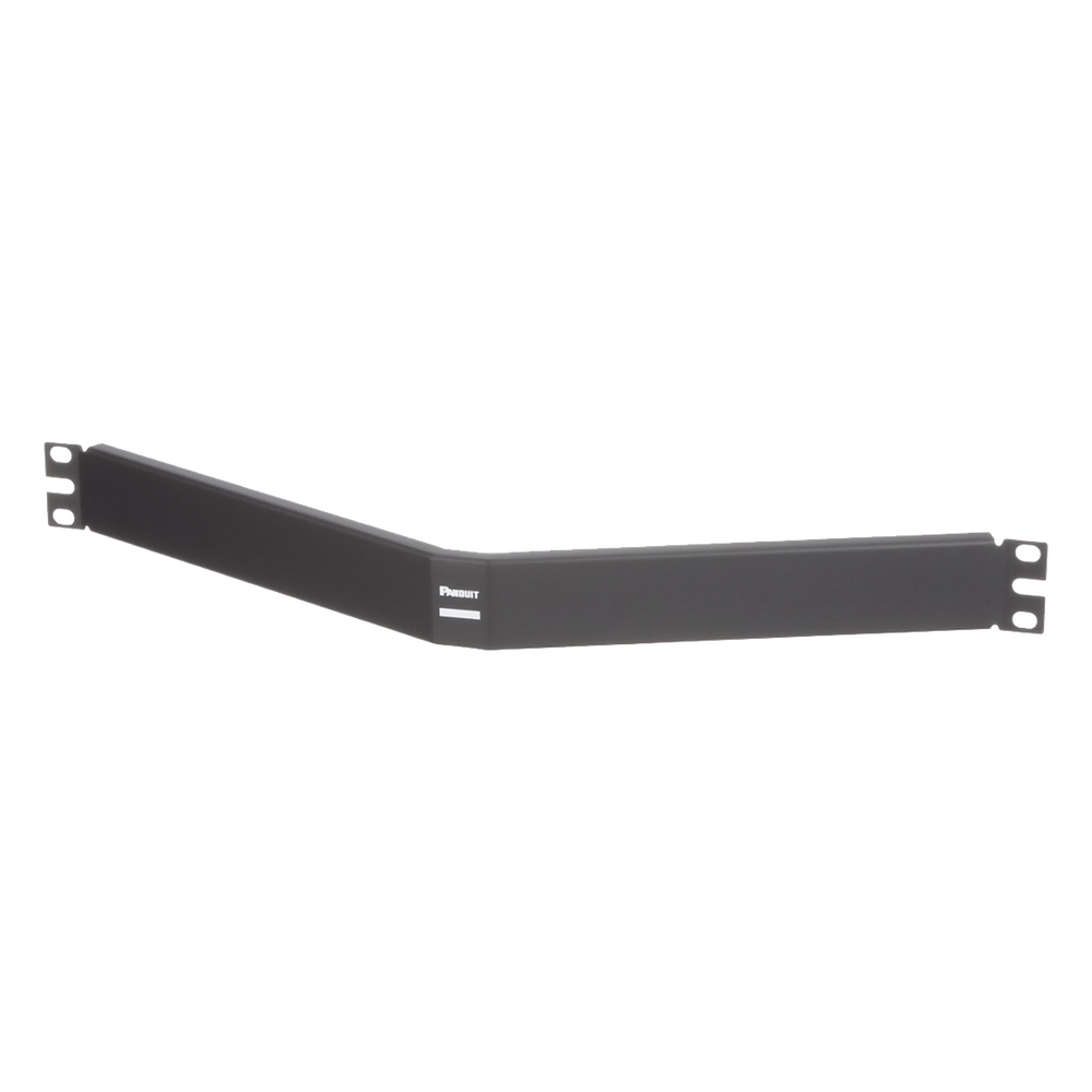 Tapa Ciega Para Rack Estándar de 19in, Angulado, de Acero, 1UR, Color Negro