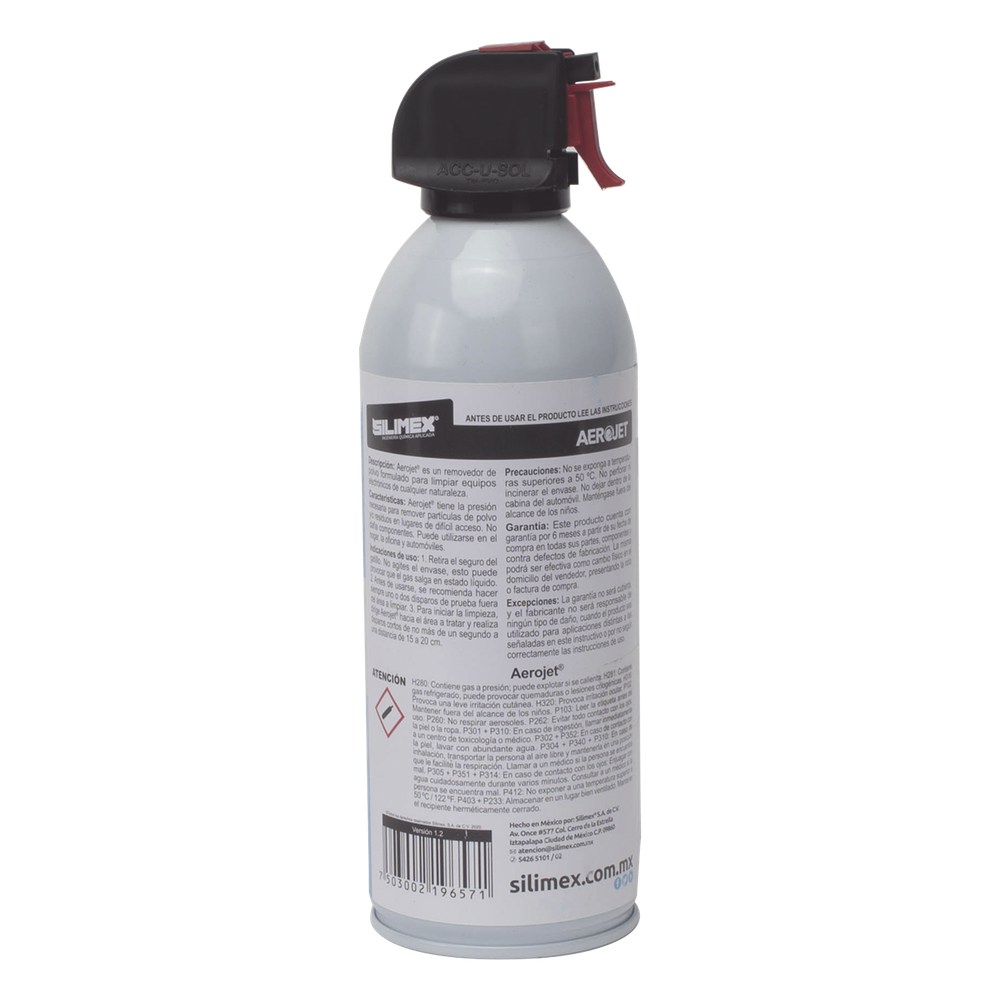 Removedor de Polvo y Residuos (Aire Comprimido) para Limpieza de Equipos Electrónicos, 440 ml
