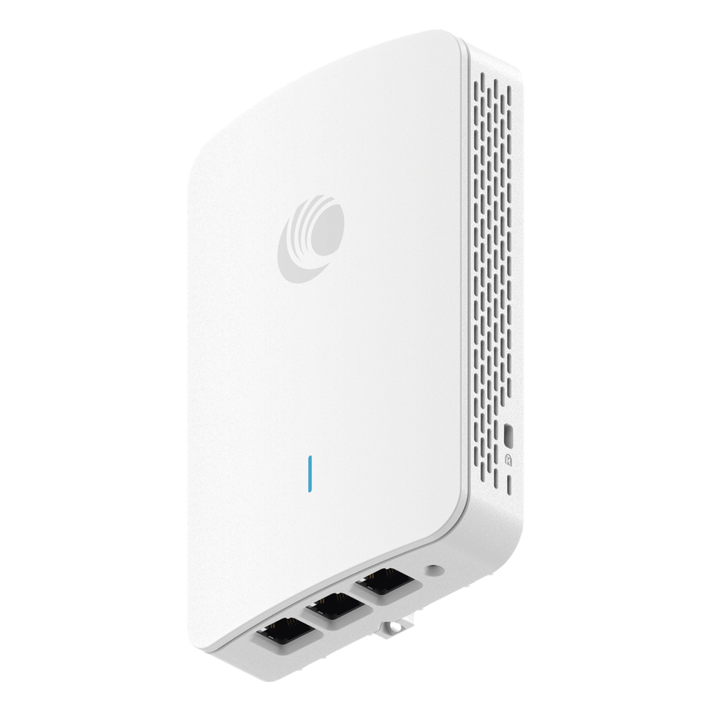 Punto de Acceso Empresarial Wi-Fi 6 / Con diseño para Pared /  3 Puertos Gigabit (1 con Salida PoE) / Doble banda en ( 2.4 y 5 GHz) / Hasta 2.5 Gbps / Gestión desde la Nube / Alimentación PoE af