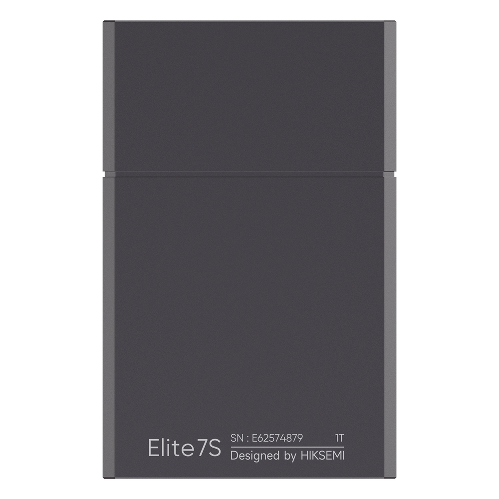 SSD Portátil HIKSEMI Elite 7S / 1TB / NVMe / 2000 MB/s / USB 3.2 Gen2x2 Tipo-C / IPX7 / Aluminio