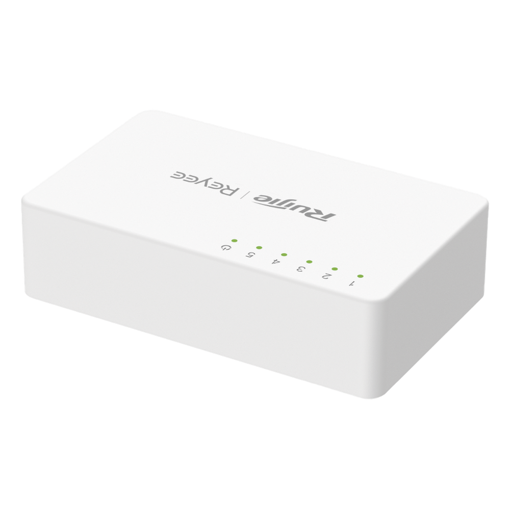 Switch no administrable, Visible en la Topología de la Nube, 5 puertos 10/100 Mbps