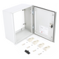 Gabinete de Poliéster IP65 Uso en Intemperie (250 x 300 x 140 mm) con Placa Trasera Interior de Plástico (Incluye Chapa y Llave).