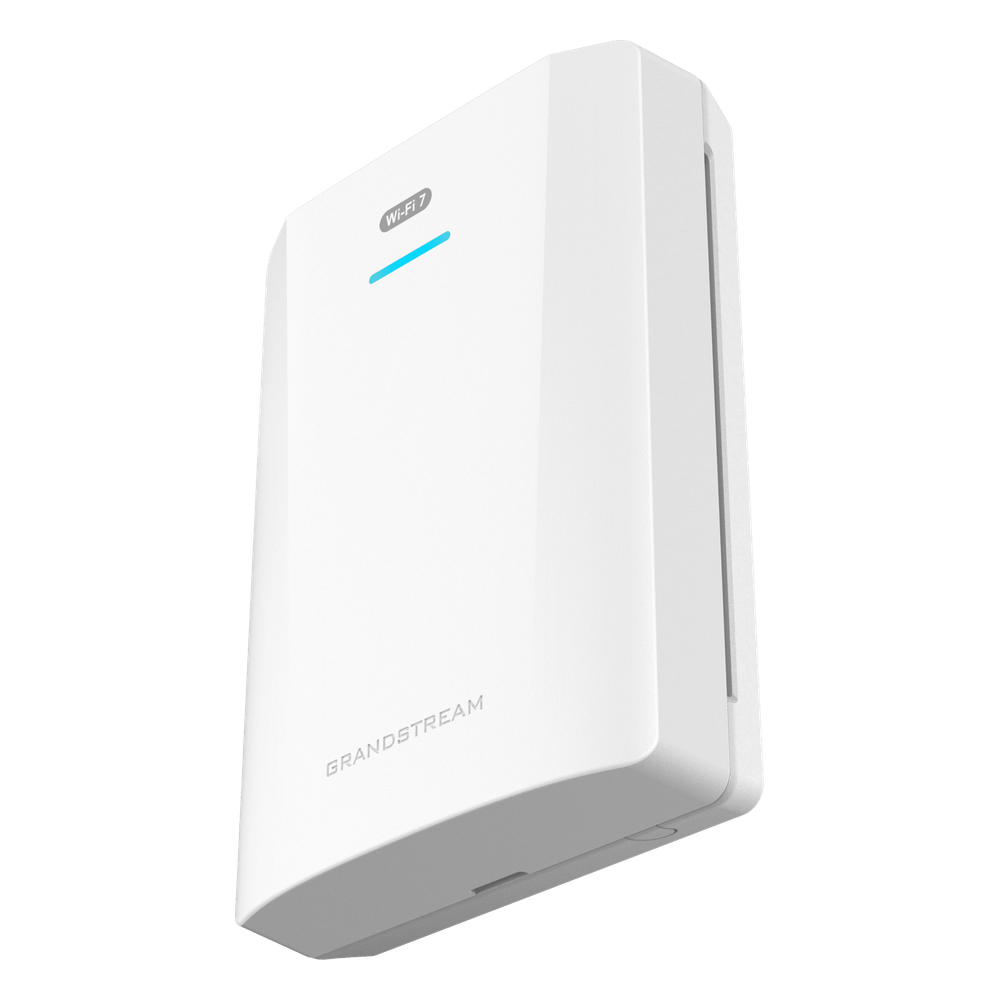 Punto de Acceso Wi-Fi 7 para Pared / GWN7670WM / MIMO 2x2:2 DL-UL OFDMA / Modulación 4096 QAM / 2.5G Ethernet PoE+ / Hasta 256 Clientes / QoS Avanzado / Cobertura 175 mts / Gestión Integrada y en la Nube