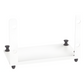Soporte Para 2 Adaptadores de Fibra Óptica Opticom®, Para Uso con Gabinetes Multipropósito, de Instalación a Presión, Color Blanco