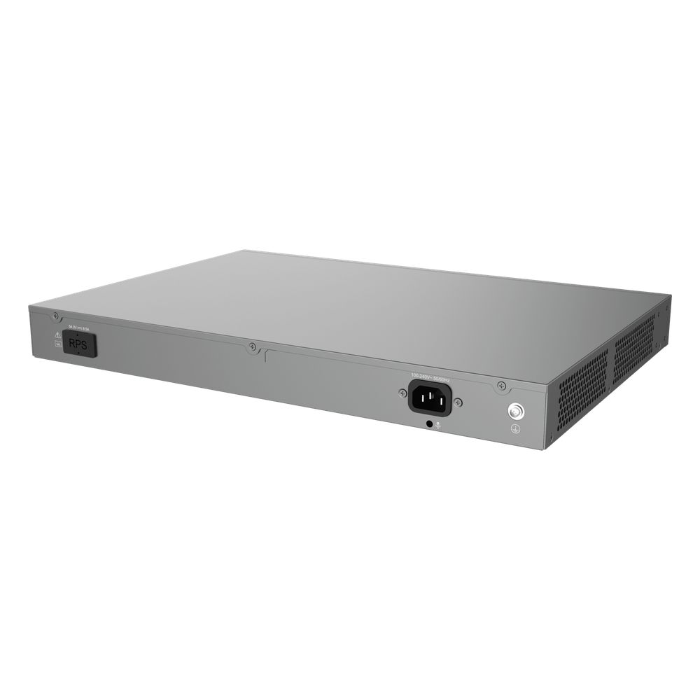 Switch de Red Empresarial L2++ / Serie GWN7800 Pro / 24 Puertos Gigabit PoE 400W / 2 SFP+ / Gestión Cloud GDMS / VLAN 4K / QoS Avanzado / Seguridad Integral