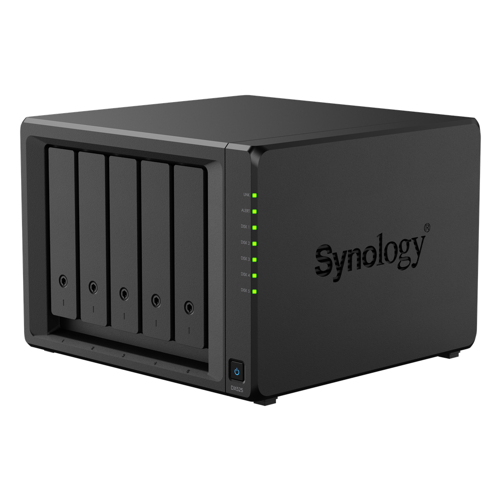 Unidad de Expansión DX525 | 5 Bahías para Unidades 3.5" y 2.5" | Intercambio en Caliente | Compatible con Synology DiskStation.