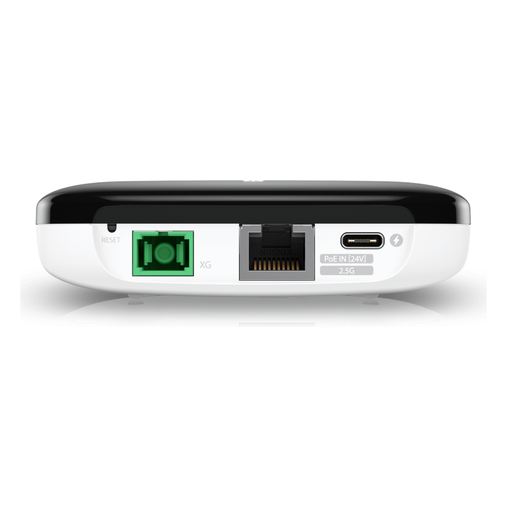 Ubiquiti Fiber XG (UISP-FIBER-XG) — ONU con 2.5 Gbps de Subida y 10 Gbps de Bajada, Alcance de hasta 20 km