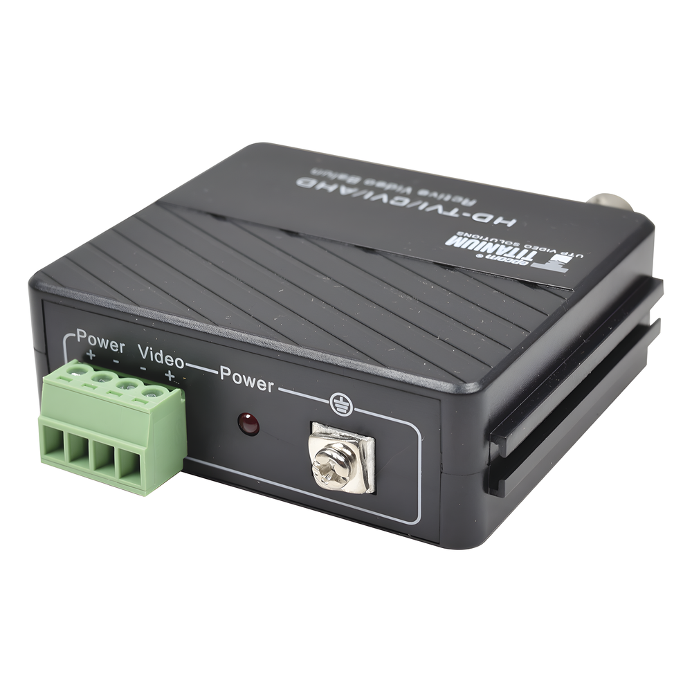(TRANSCEPTOR) RECEPTOR DE VIDEO ACTIVO DE LARGO ALCANCE /  400 Metros con RECEPTOR ACTIVO TT4501T / Resolución 2 MP / Compatible con cámaras HD-TVI/CVI/AHD/CVBS / Protección Interconstruida contra sobretensión.