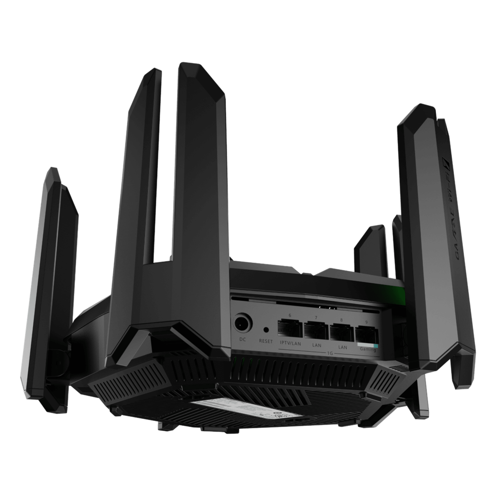 Home Router inalámbrico MESH Wi-Fi 7, Diseñado para GAMING con doble puerto WAN 2.5G para Sumar Ancho de banda, 3 puertos LAN 2.5G, 4 puertos LAN Gigabit.