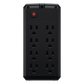 UPS de 750 VA/375 W, Topología Línea Interactiva, Entrada 120 Vca NEMA 5-15P, y 8 Salidas NEMA 5-15R, Puerto USB, Con Regulador de Voltaje (AVR)
