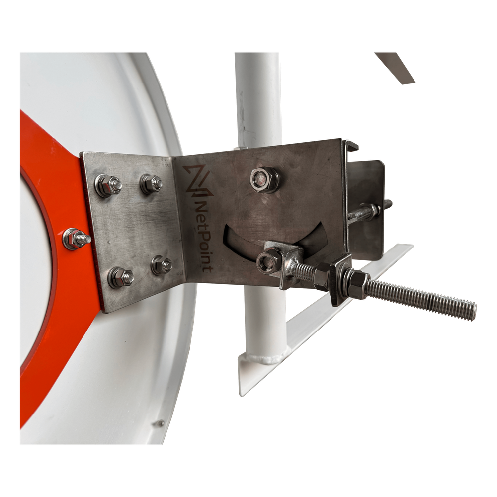 Antena Direccional / 2 ft / 5.9-7 GHz / Ganancia 32 dBi / SLANT de 45 ° y 90° / Incluye Jumpers con conector N-Macho a RPSMA / montaje y radomo incluido.