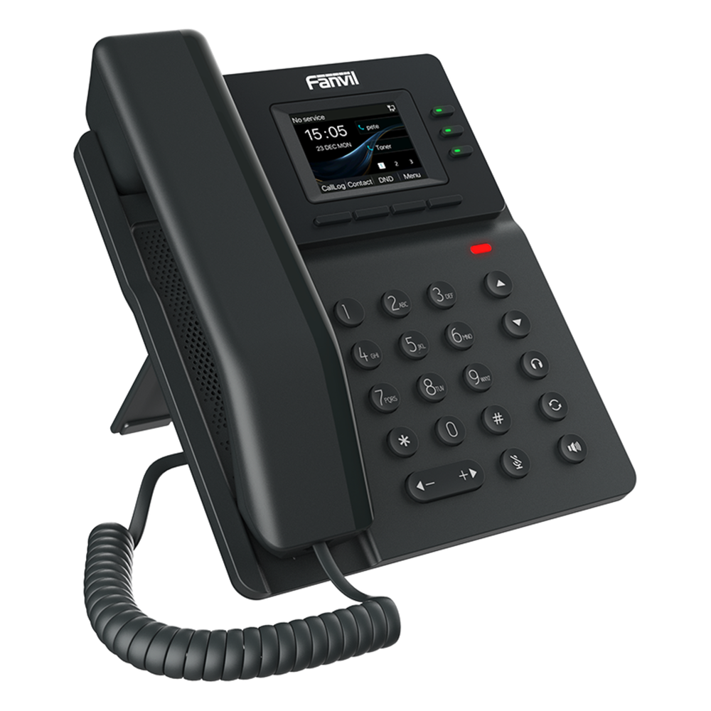 TELEFONO IP WI-FI PANTALLA A COLO 2.4 , 4 LINEAS SIP, CONFERENCIA 6 VIAS