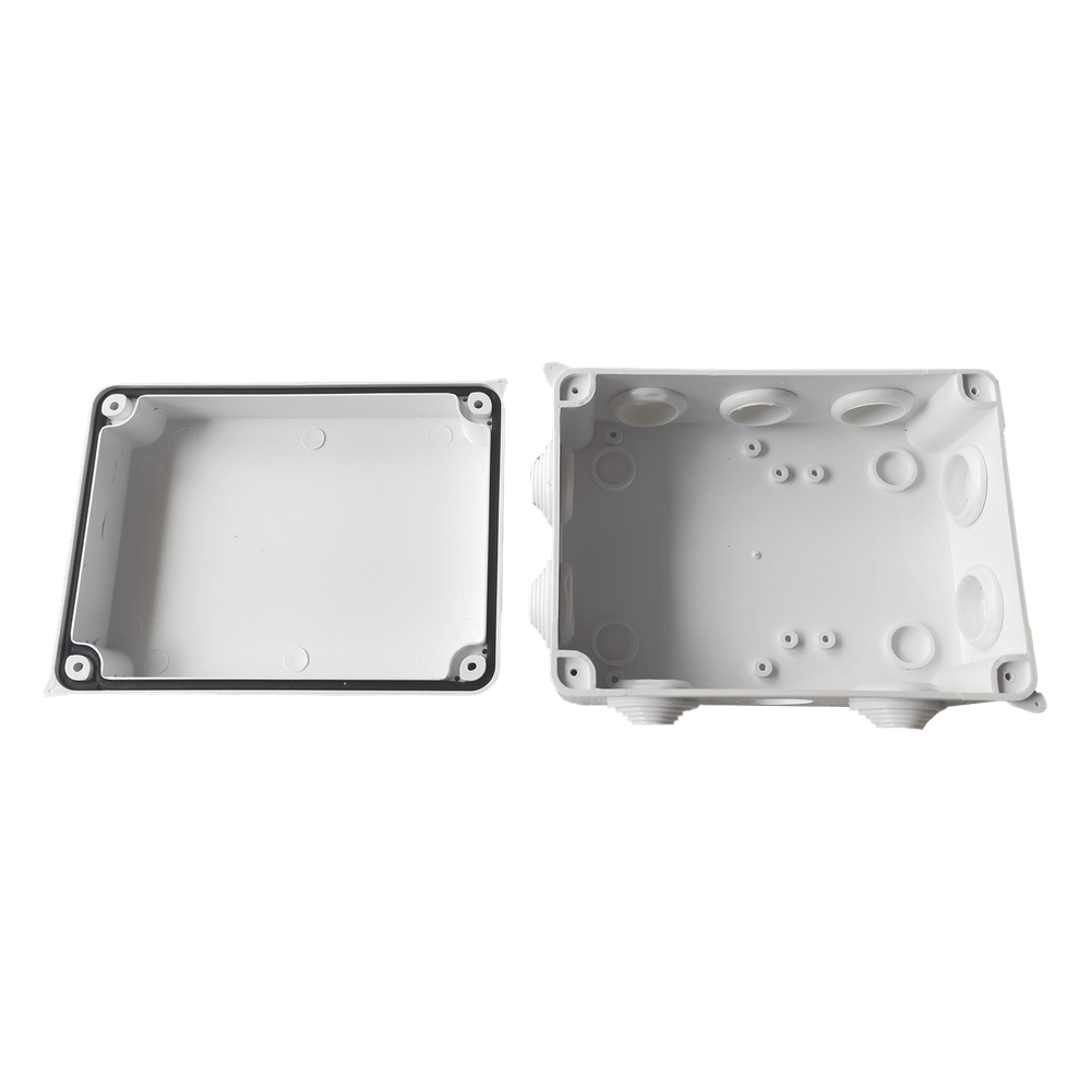 Caja de Derivación-Conexión para Exterior IP65 con 10 Entradas / 150 x 110 x 70 mm / Sellado Seguro con Empaque + 4 Tornillos / Resiste Agua, Polvo y Sol Directo