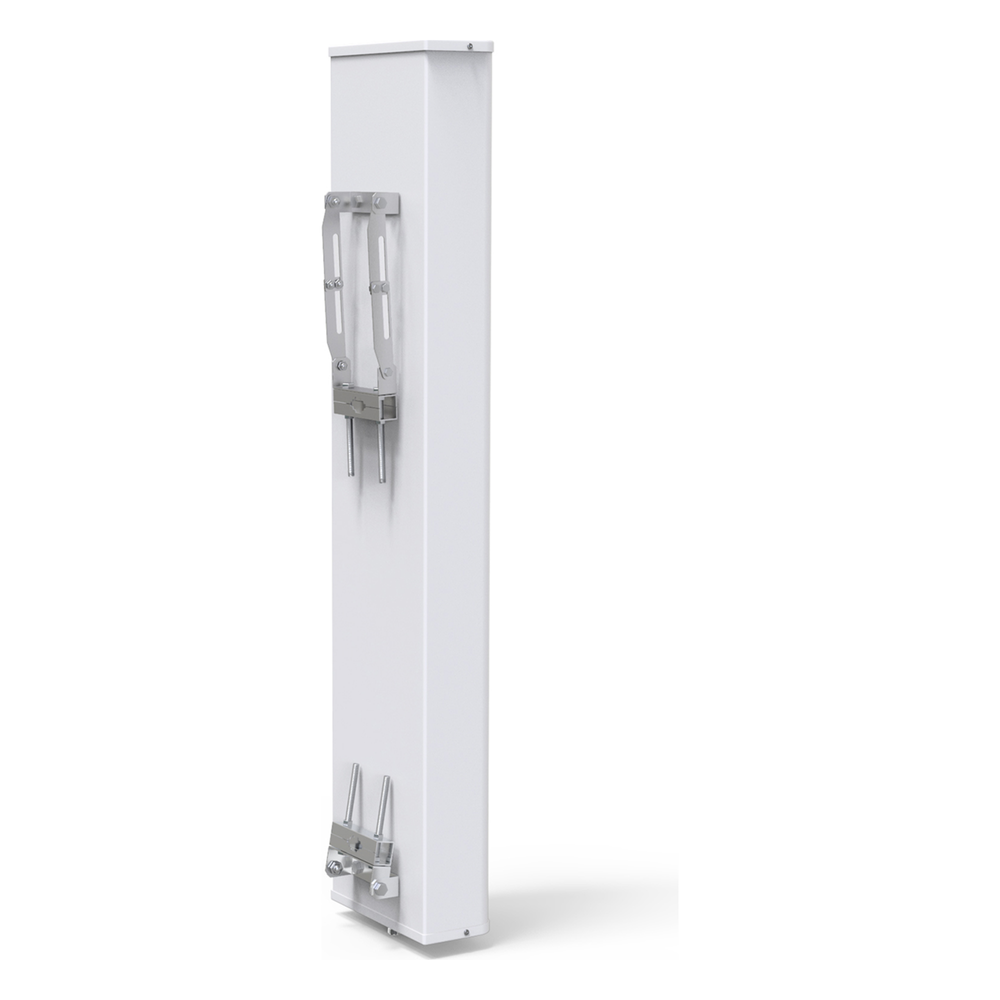 Antena Sectorial para Exterior / Frecuencia 1710-2190 MHz / Ganancia 18 dBi / Ancho de Banda 480 MHz / VSWR ≤1.5 / Potencia Máxima 200W / IP65 / Montaje en Tubo