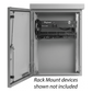 Gabinete Para Exterior OSP ComLine de 18 UR, 600 mm de Ancho, 500 mm de Profundidad De Aluminio, Color Gris Claro Con Protección NEMA 4/12/4X/3/3R; IP66