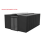 Puertas Selladas Express / Sistema de Contención ProLine / Pasillo 48-78 Pulgadas / Montaje Magnético sin Herramientas / Policarbonato y Acero / Negro RAL 9005