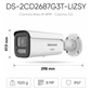 [Dual Light + ColorVu 3.0 + HikAI] Bala IP 8 Megapixel / Lente Mot. 2.8 a 12 mm / 60 mts IR + Luz Blanca / Exterior IP67 / WDR 130 dB / ACUSENSE 3.0 / Metal / NEMA 4X / ACUSEEK