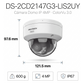 [Dual Light + ColorVu 3.0 + HikAI] Domo IP 4 Megapixel / Lente 2.8 mm / 30 mts IR + Luz Blanca / 2 Microfonos Integrados / Exterior IP67 / WDR 130 dB / ACUSENSE 3.0 / Metal / NEMA 4X / ACUSEEK