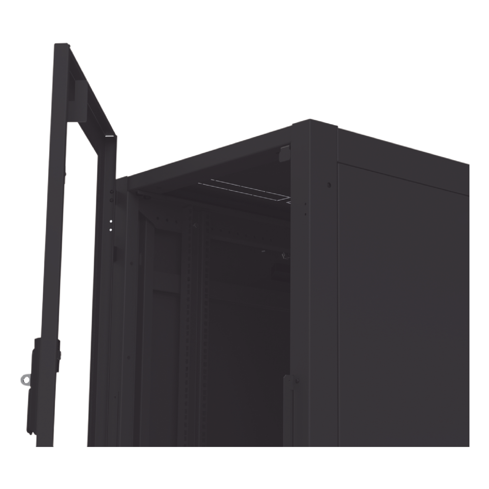 Gabinete Profesional para Telecomunicaciones de 24UR, 600 mm de Ancho x 1000 mm de Profundidad, Se envía el Gabinete Armado.