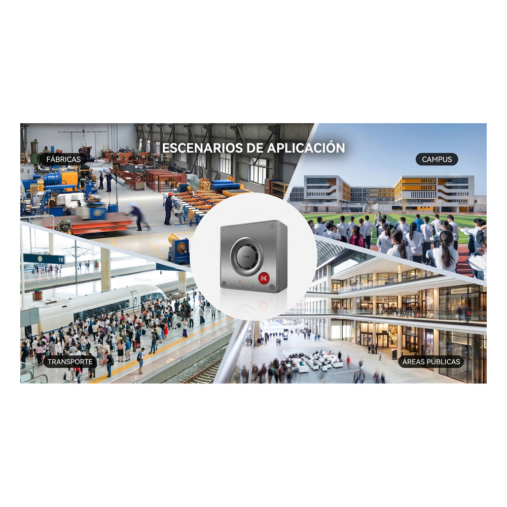Video Intercom IP para Exterior / Cámara 4 Megapixel (1080p) / HDR e Iluminación IR / Altavoz 5W y Doble Micrófono con Reducción de Ruido / Panel Acero Inoxidable y Cuerpo Aluminio / IP66 e IK10 / PoE+ / 2 Líneas SIP