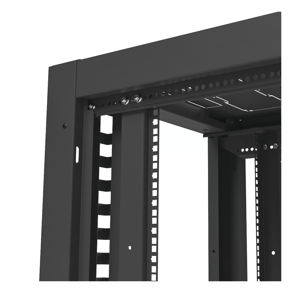 Gabinete para Telecomunicaciones Rack Estándar de 19", 42UR, 600 mm Ancho x 600 mm Profundidad. Fabricado en Acero, Se envía el Gabinete Armado.