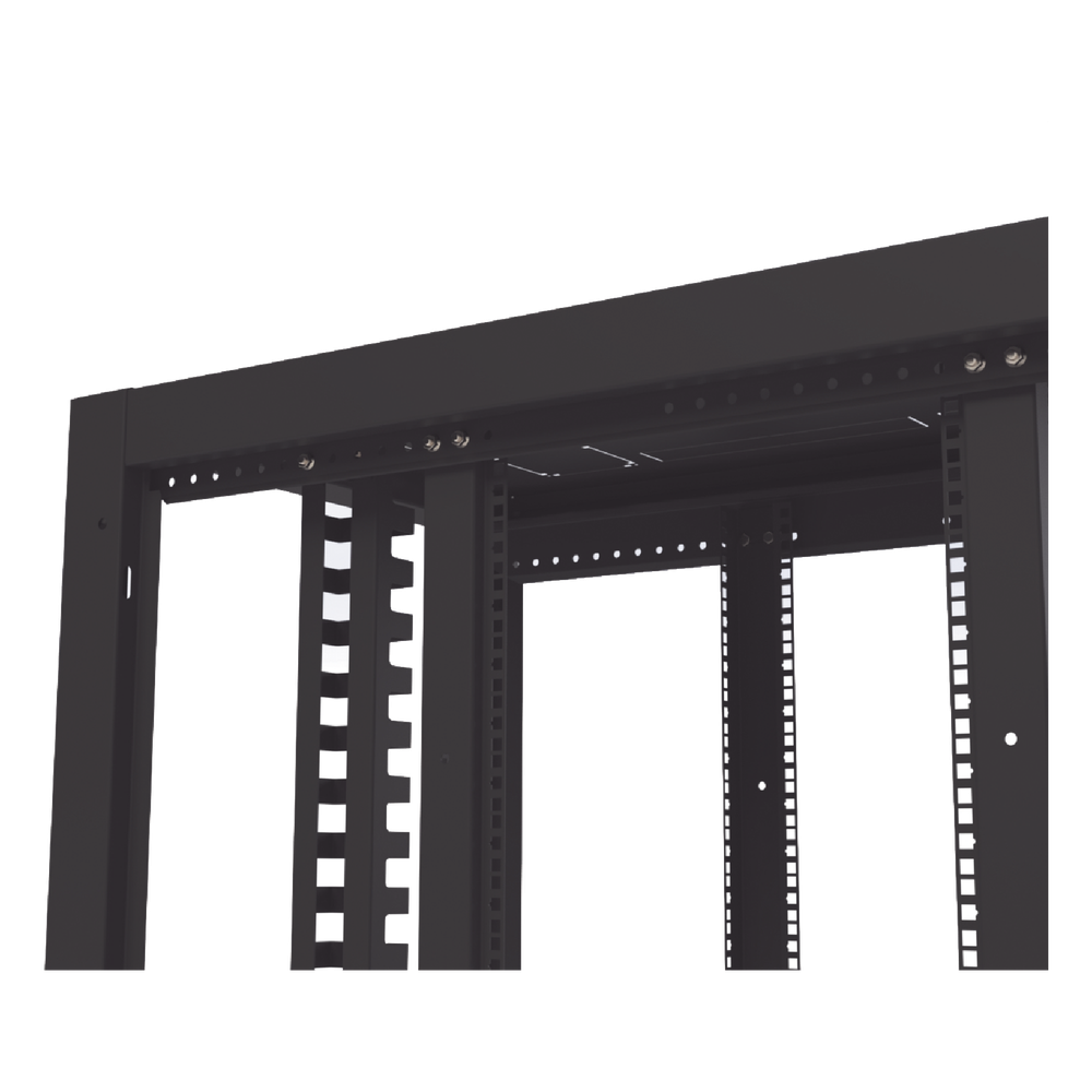 Gabinete para Telecomunicaciones Rack Estándar de 19", 42UR, 600 mm Ancho x 1000 mm Profundidad. Fabricado en Acero, Se envía el Gabinete Armado.