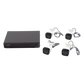 [Dual Light] Kit TurboHD 3K (5 Megapixel) / DVR 4 Canales / 4 Cámaras Bala para Exterior y Metal / Micrófono Integrado / Accesorios de Interconexión / Fuente de Poder