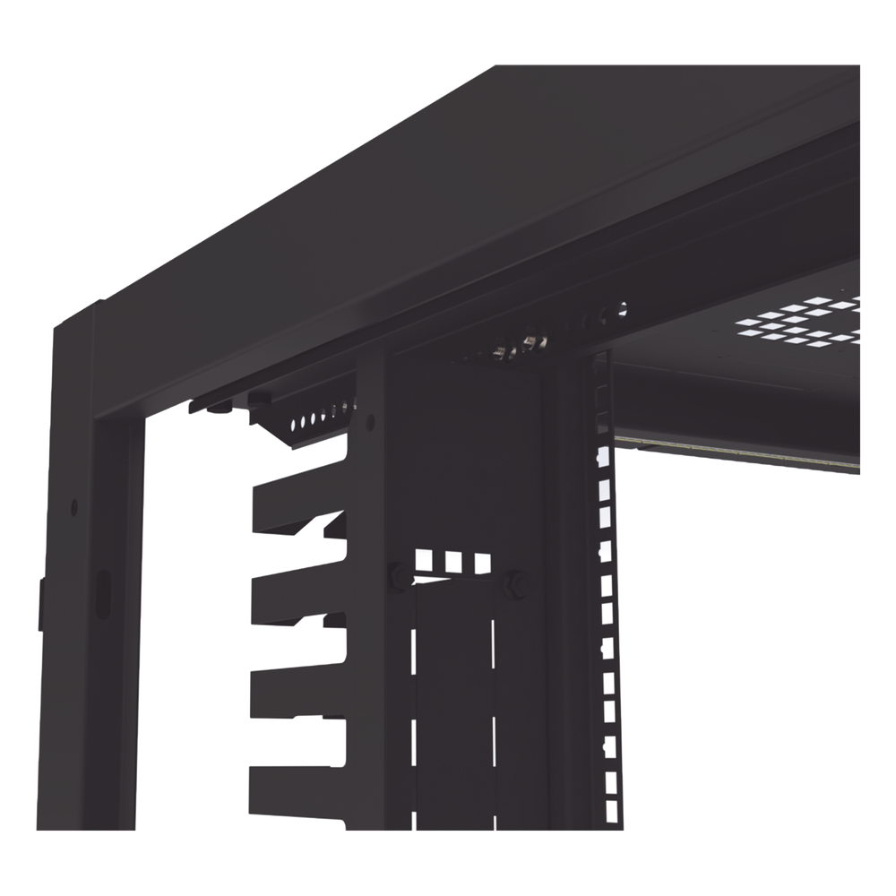 Gabinete para Telecomunicaciones Rack Estándar de 19", 42UR, 800 mm Ancho x 1000 mm Profundidad. Fabricado en Acero, Se envía el Gabinete Armado.