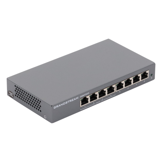 Switch PoE+ Gigabit No Administrable / 8 puertos 10/100/1000 Mbps / 4 puertos PoE+ /  hasta 60W