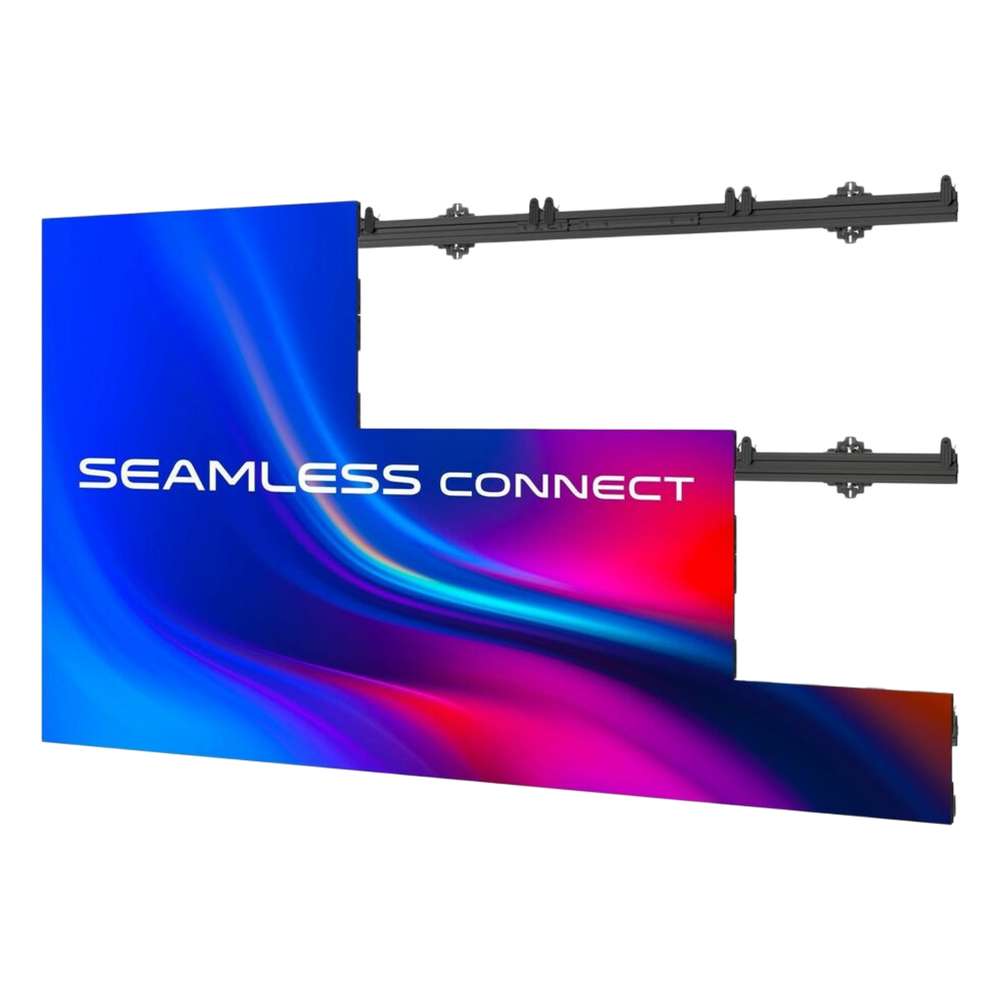 Sistema de Montaje Universal para paneles LED dvLED / SEAMLESS Connect / 6x4 Paneles / Capacidad (409.1 kg) / Aluminio / Ajuste de Precisión / Hasta 3.60 x 1.35 m m