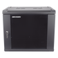 Gabinete para Montaje en Pared - Piso / Puerta de Cristal Templado / Cuerpo Fijo / 9 Unidades de Rack / 19" / Fabricado en Acero