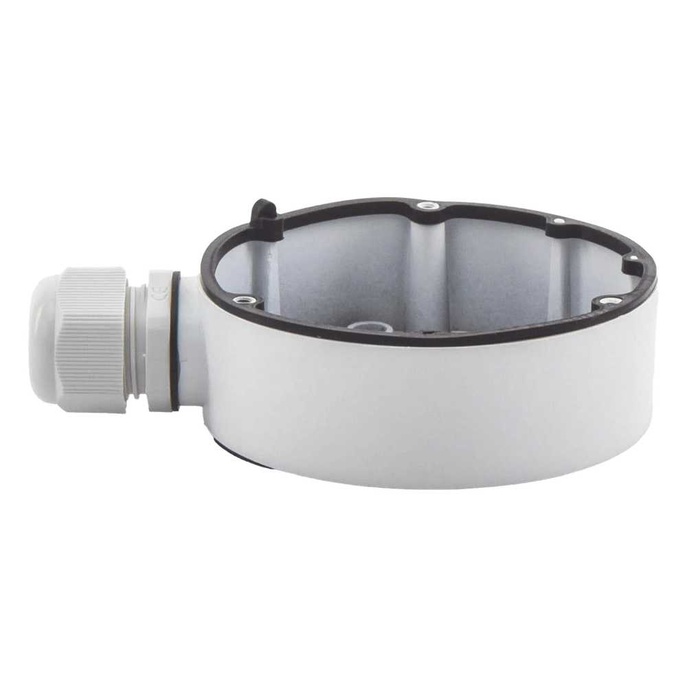 Caja de Conexiones de Exterior para Cámaras Tipo Mini Domo / IP66 / Color Blanco