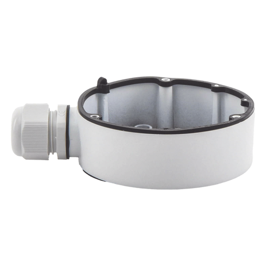 Caja de Conexiones de Exterior para Cámaras Tipo Mini Domo / IP66 / Color Blanco