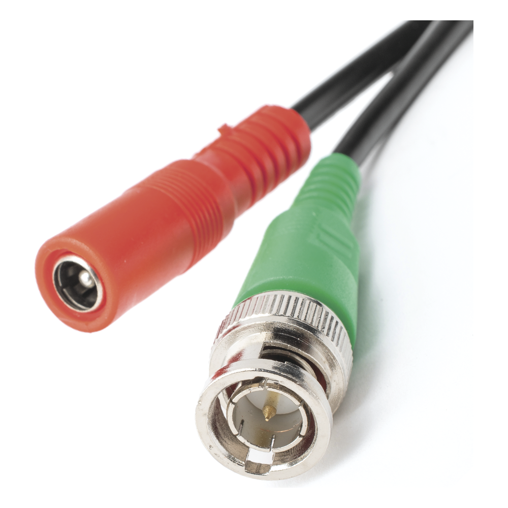 Cable Coaxial (BNC RG59) + Alimentación / SIAMES / 20 Metros (65.62 Pies) / 100% COBRE / Para Cámaras 4K / Uso Interior y Exterior