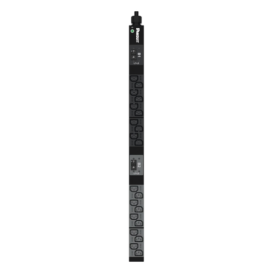 PDU Básico para Distribución de Energía, Enchufe de Entrada NEMA L6-30P, Con 20 Salidas C13, de Instalación Vertical, 208 Vca, 30 Amp