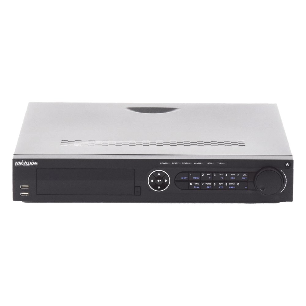 DVR 32 Canales TurboHD + 16 Canales IP / 3K Lite / 5 Megapixel Lite / 4 Bahías de Disco Duro / Audio por Coaxitron / AcuSense / POS / Videoanalisis / 16 Entradas y 4 salidas de Alarma