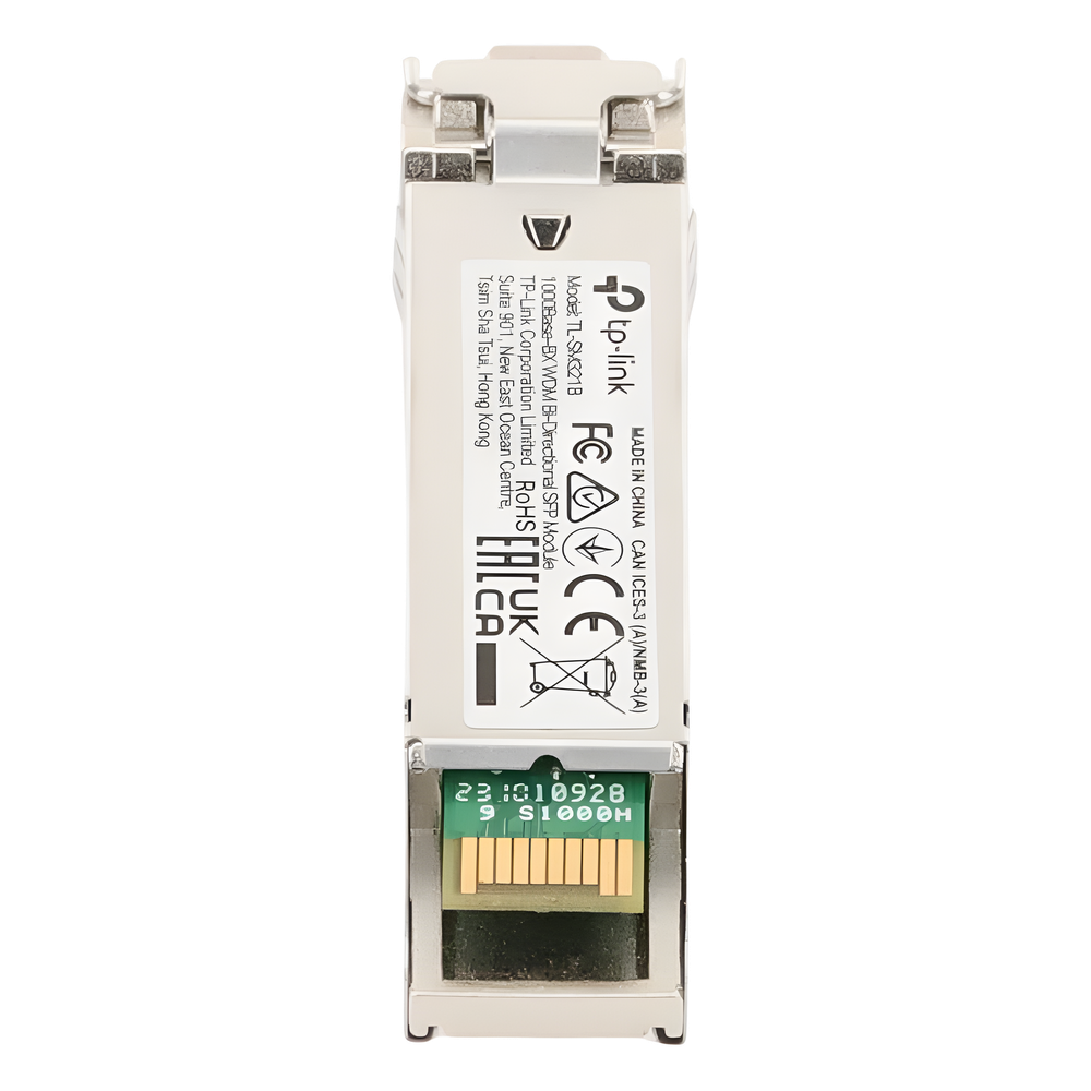 Transceptor mini-GBIC / SFP WDM Bi-Direccional / Monomodo 1GBase / Distancia 10 KM / Conector LC / (Necesita el modelo TL-SM321A para enlazar)