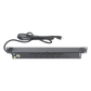 Multicontacto Horizontal (PDU) de 6 Contactos (NEMA 5-15R) Rack 19" 1UR. Voltaje Entrada/Salida: 120Vca/15A