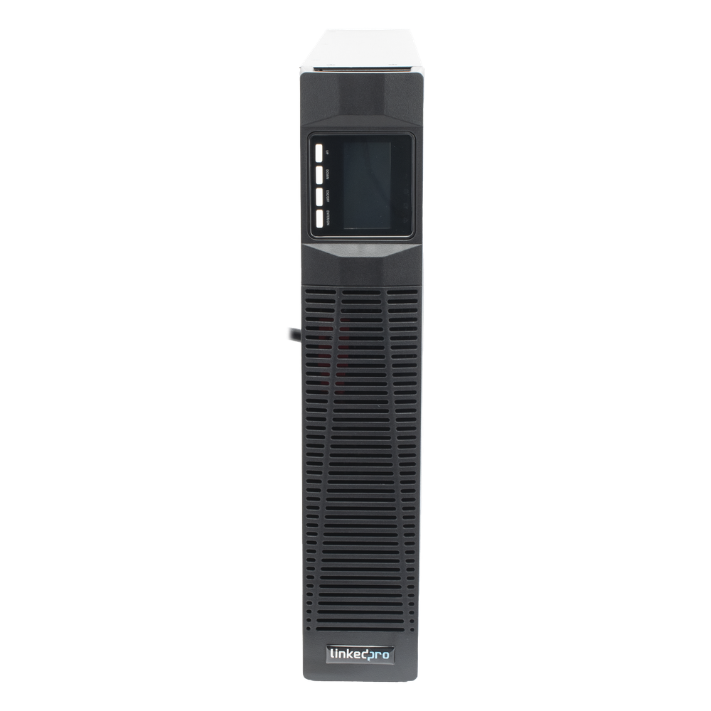 UPS de 3000VA/2700W / Topología On-Line Doble Conversión con Baterías Internas / Entrada y Salida de 120 Vca  / Pantalla LCD Configurable / Formato Rack o Torre / 8 Salidas