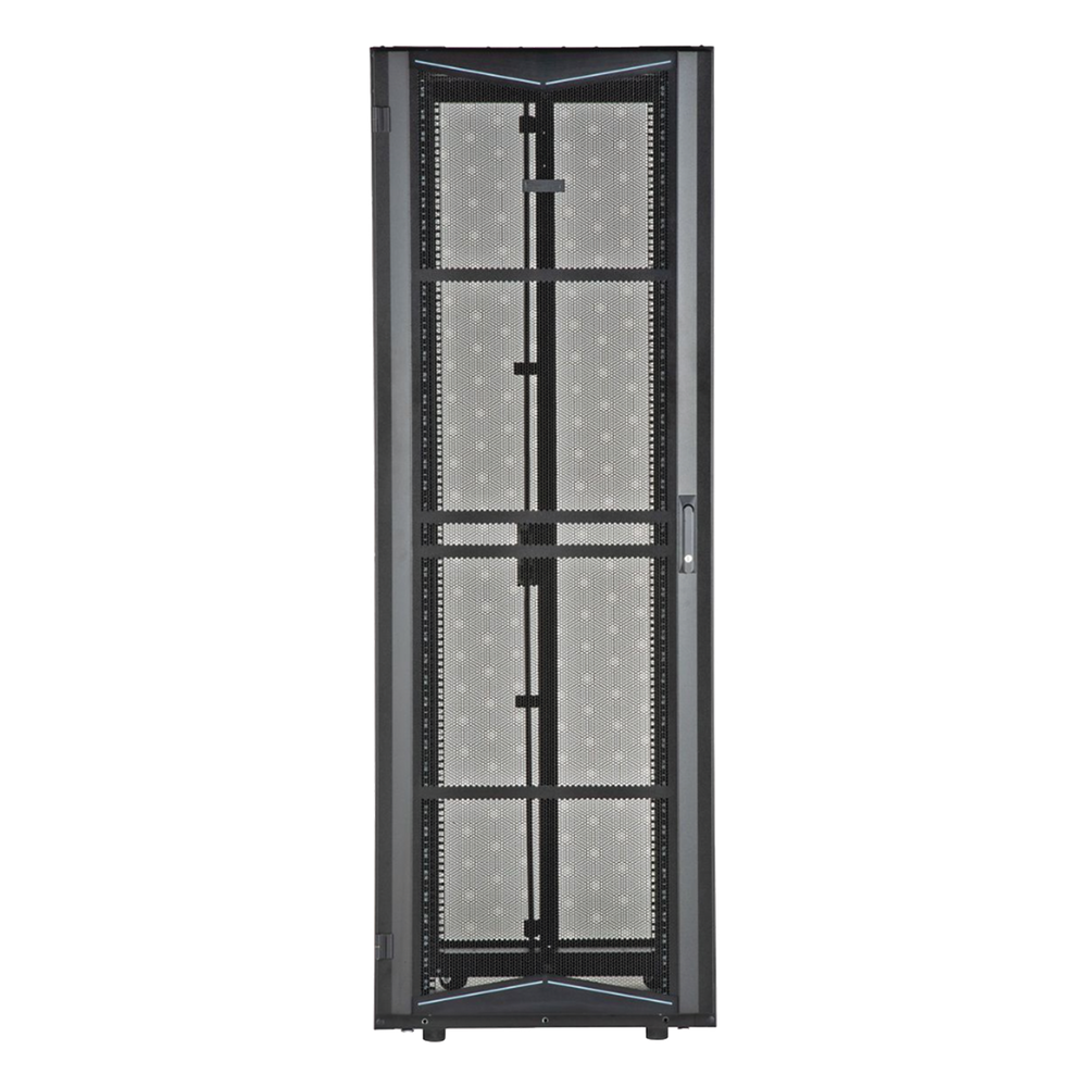 Gabinete FlexFusion para Centros de Datos, 42 UR, 800 mm de Ancho, 1200 mm de Profundidad, Fabricado en Acero, Color Negro