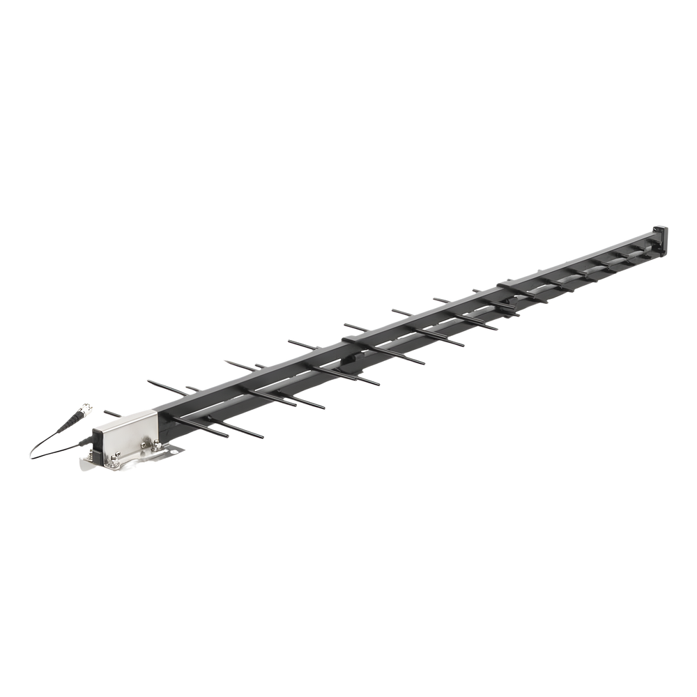 Antena LPDA de Alta Ganancia/ ESPECIAL PARA AMPLIFICADORES DE UNA A CINCO BANDAS DE FRECUENCIA/ 698-2700 MHz/ 12.15 dBi de Ganancia.