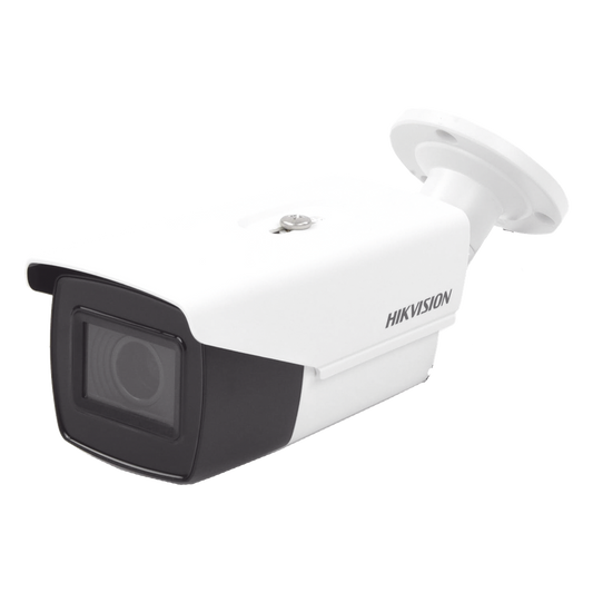 Bala TURBOHD 4K (8 Megapixeles) / Lente Mot. 2.7 a 13.5 mm / IR EXIR Inteligente 80 mts / Exterior IP67 / Soporta 12 Vcc & 24 VCA / dWDR