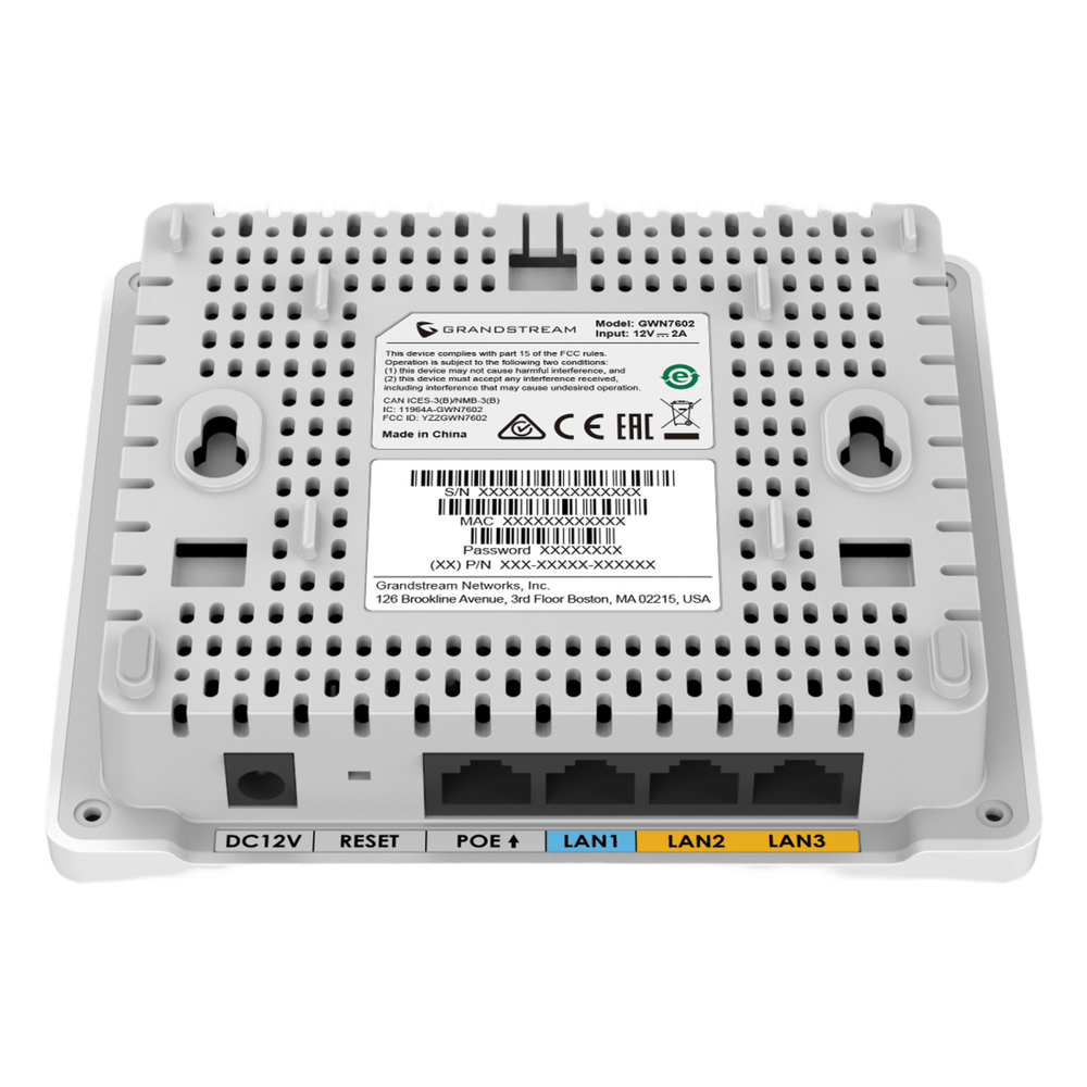 Punto de Acceso Wi-Fi 6 AX3000 / 3 Gbps / 4 Puertos Gigabit con PoE / MU-MIMO 2x2 (2.4GHz) y 3x3 (5GHz) / Hasta 256 Clientes Simultáneos / Cobertura de 100 mts / Gestión en la Nube GDMS