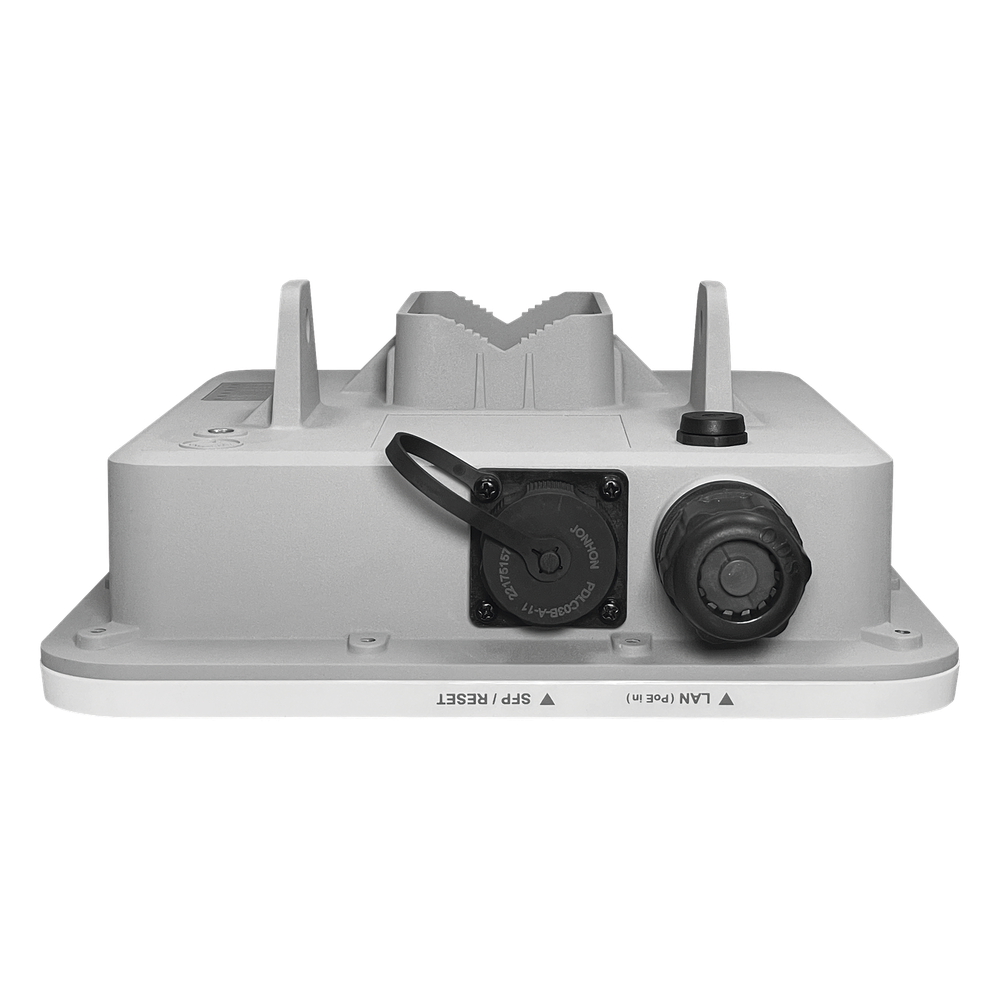 Punto de Acceso Industrial Super Wi-Fi 6 Conectorizado 2x2, Doble Banda Simultanea en 2.4 y 5 GHz, Hasta 400 m de Cobertura, 512 Usuarios Concurrentes