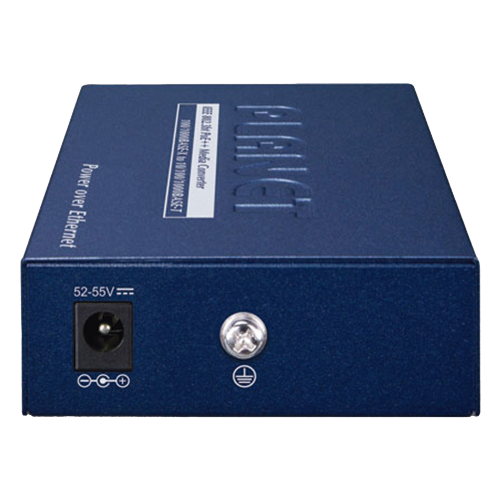 Convertidor de medios PoE++ 100/1000BASE-X SFP a 10/100/1000BASE-T 802.3bt (95 Watts)