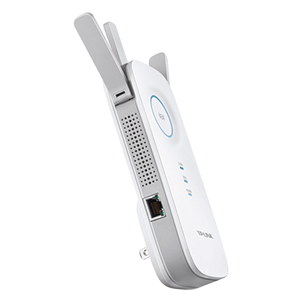 Repetidor / Extensor de Cobertura WiFi AC, 1750 Mbps, doble banda 2.4 GHz y 5 GHz, con 1 puerto 10/100/1000 Mbps, 3 antenas externas