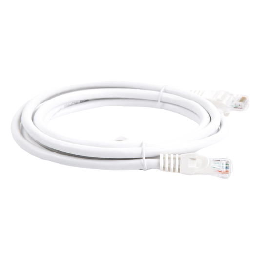 Cable de Parcheo UTP Cat6 - 2 Metros (6.56 Pies) - Blanco