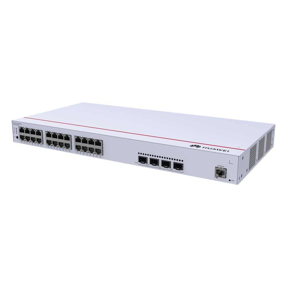 Switch de Distribución/Core Gigabit Administrable PoE Capa 3 / 24 puertos 10/100/1000 Mbps (PoE) / 4 Puertos 1GE SFP Uplink / ERPS / Rutas Estáticas / iStack / PoE Perpetuo / 400W / Administración Nube Gratis