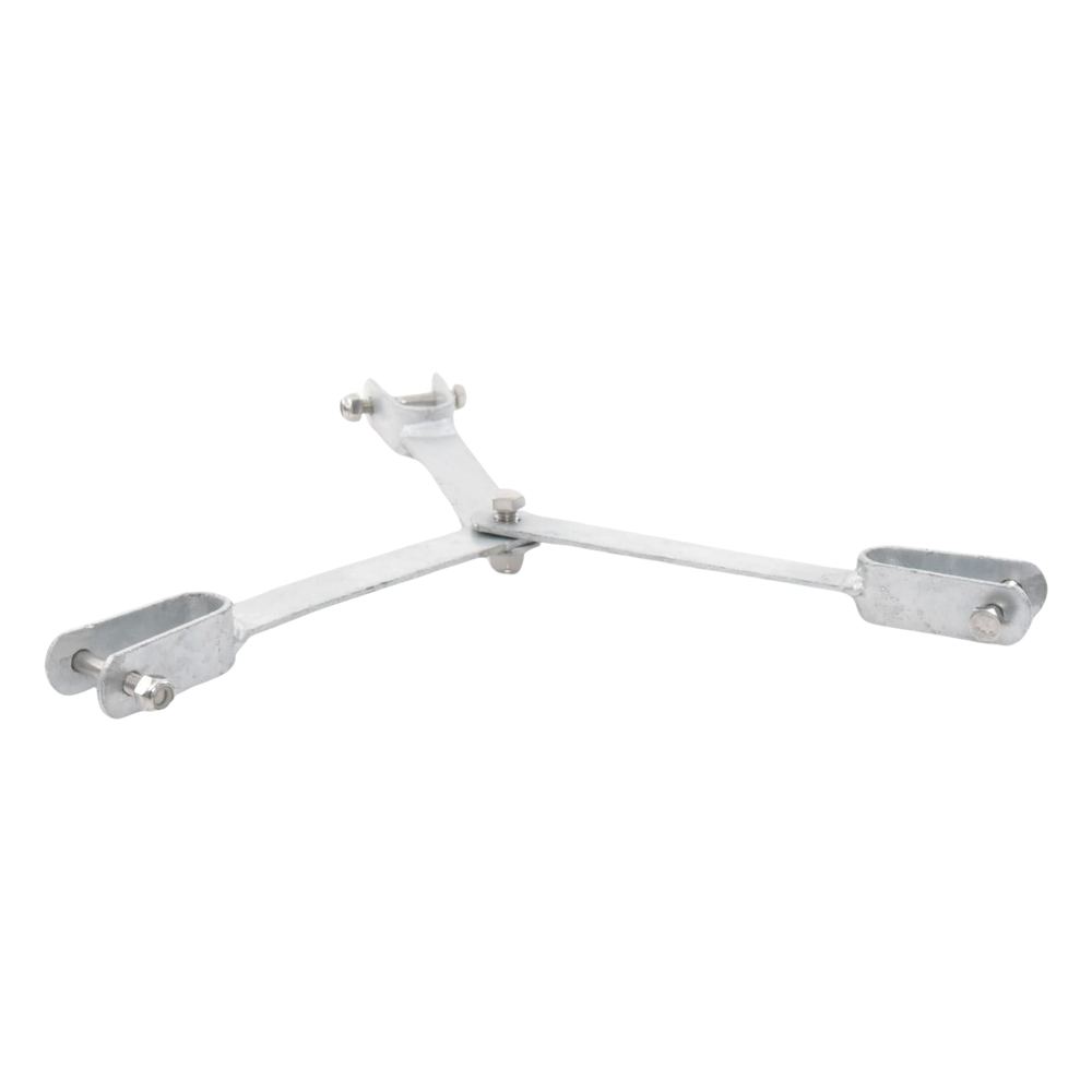 Brida para sujeción de retenida compatible con tramos STZ30G, Galvanizado por Inmersión en Caliente.