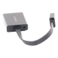 Adaptador HDMI a VGA / Resolución 1080P / Audio 3.5mm / Con Puerto Micro USB para Alimentación / Plug & Play / No Requiere Controlador / ABS / Flexible y Duradero
